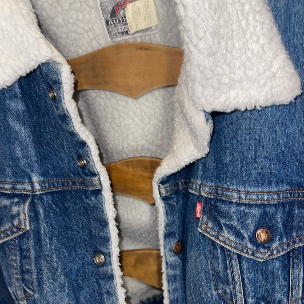 Levi's Denim Jacket with Sherpa Collar